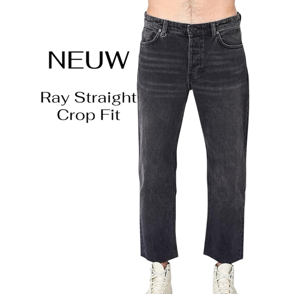 NEUW Ray Straight Crop | Black | 33/27